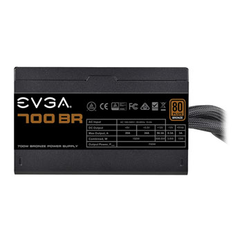 EVGA BR 700 Watt 80+ Bronze PSU/Power Supply : image 2
