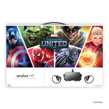 Marvel Powers United Oculus Rift + Touch VR Gaming System Bundle