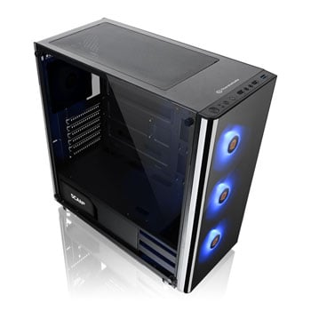 Thermaltake V200 RGB Tempered Glass Case + Tt 550W Super Silent PSU + 3x RGB Fans Fitted EXCLUSIVE : image 2