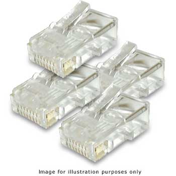 1K pcs Scan UTP Male RJ45 Connectors 8 Pin (CAT5/6) Ready : image 1