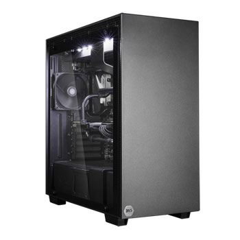 Custom Matte Black Hardline Watercooled Gaming PC with Intel Core i9 10900K and NVIDIA RTX 2080 Ti