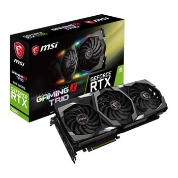 MSI NVIDIA GeForce RTX 2080 8GB GAMING X TRIO Turing Graphics Card
