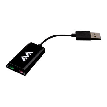 AntLion External Stereo USB to 3.5mm Headphone/Mic Sound Card : image 1