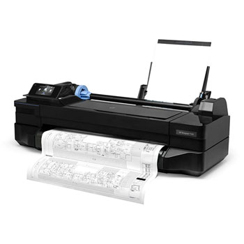HP DesignJet T120 24" A3 A1/D Thermal Inkjet Printer WiFi/USB/LAN : image 1