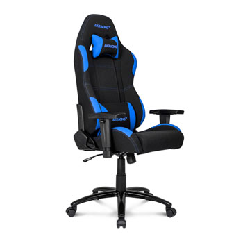 AKRACING AK-EXWIDE-BK/BL-UK Core Series EX-Wide Gaming Chair Black & Blue 5/10 Year Warranty +} Gaming  Gaming Accessories 