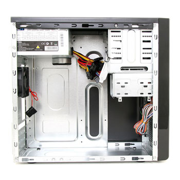 CIT 1016 Black/Silver Micro ATX Case With 500w PSU : image 3