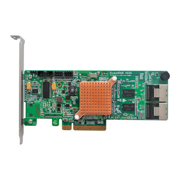 HighPoint RocketRAID 4520SGL 8 Port PCIe 2.0 x8 SAS/SATA 6Gb/s Hardware RAID HBA