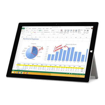 Microsoft Surface Pro 3 Silver 12 inch Laptop Tablet Factory Refurbished : image 1