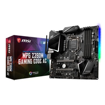 MSI MPG Intel Z390M GAMING EDGE AC WiFi 9th Gen Micro ATX Motherboard