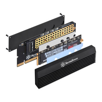 SilverStone PCIe x4 to M.2 AIC w/ Heatsink : image 3