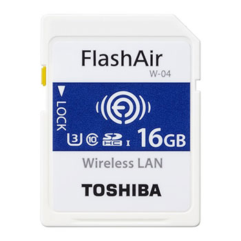 東芝 FlashAir 16GB 無線LAN wifi SDHCカード W-02 Wi-Fi機能なしのカメラからもスマホに画像が送れる「FlashAir」 | れ