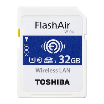 TOSHIBA FlashAir W-04 32GB 2枚セット W-04 FlashAir 32GB WiFi SDHC