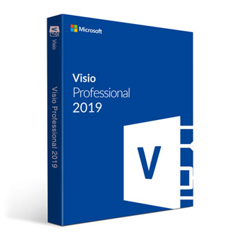 Microsoft Visio 2019 Pro Diagramming Vector Graphics Software 1 PC