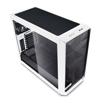 fractal meshify s2 white tempered glass midi pc gaming case ln93100 personal computer design