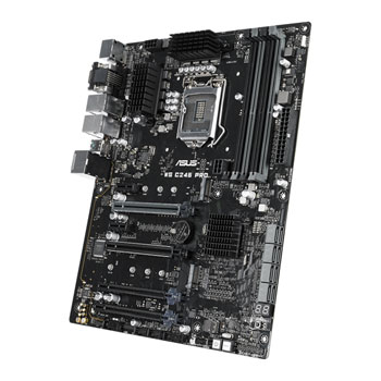 ASUS Intel Xeon E WS C246 PRO ATX Workstation Motherboard : image 2