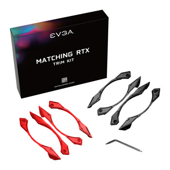 EVGA GeForce RTX 2070/2080 Ti Official Red/Black Dual Fan Trim Kit Accessory : image 1