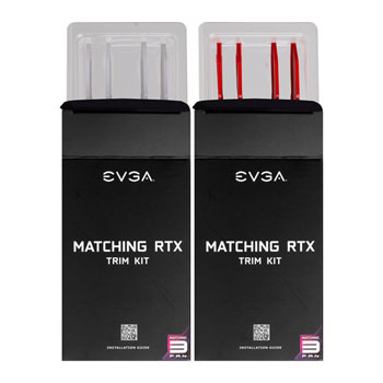 EVGA GeForce RTX 2070/2080 Ti FTW3 Official Red/White Tri Fan Trim Kit Accessory : image 2