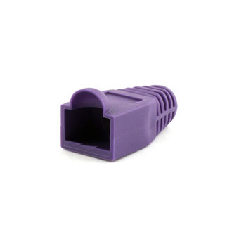 Scan Purple RJ45 Snagless Boot - 10 pack LN93355 - UT-240V | SCAN UK