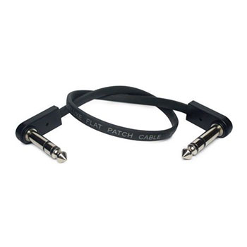 EBS PCF-DLS28 Flat Stereo Patch Cable TRS (28cm) : image 1
