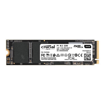 Crucial P1 500GB M.2 NVMe PCIe SSD/Solid State Drive : image 1