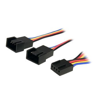 Startech.com 4 Pin Fan Power Splitter Cable 12In Fan4split12