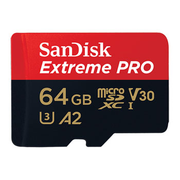 SanDisk Extreme PRO 64GB A2 V30 Performance microSDXC : image 1