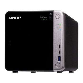 Qnap 4 Bay Desktop Nas 10gbe 2 5 3 5 Bays Hdd Ssd Ln Ts 453bt3 8g Scan Uk