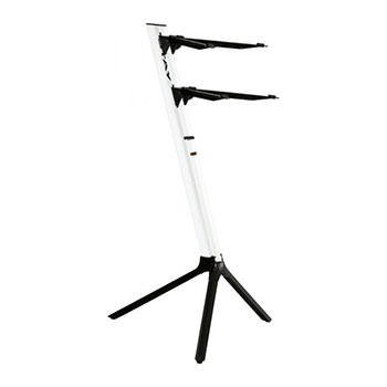 STAY Slim Two Tier Keyboard Stand (White) : image 1
