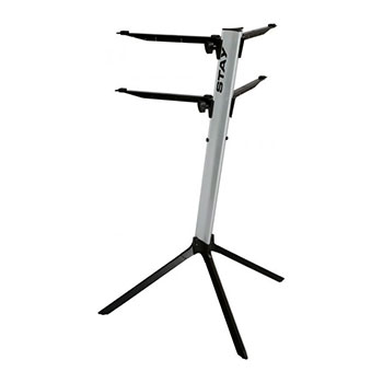 STAY Slim Two Tier Keyboard Stand (Silver) : image 2
