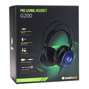GameMax G200 RGB Gaming Noise Cancelling Headset with Microphone : image 4