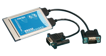 Brainboxes PM-132 PCMCIA 2 Port Velocity Serial (RS-232) Ruggedised PC Card +128 Byte FIFO (PM-132) : image 1