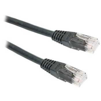 Xclio CAT6 0.25M Snagless Moulded Gigabit Ethernet Cable RJ45 Black : image 1