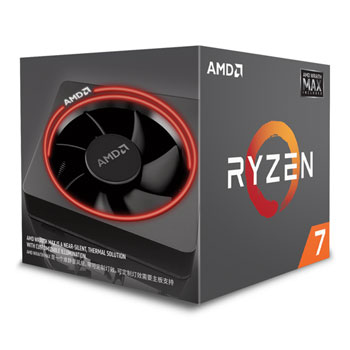 AMD Ryzen 7 2700 MAX Gen2 8 Core AM4 CPU/Processor with LED Wraith MAX Cooler : image 2