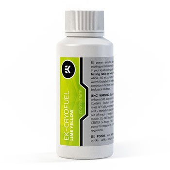 EK-CryoFuel 100ml Lime Yellow Fluid Concentrate : image 1