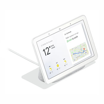 Google Nest Hub Hands-Free Smart Speaker with 7 inch Screen Chalk (2021) : image 2