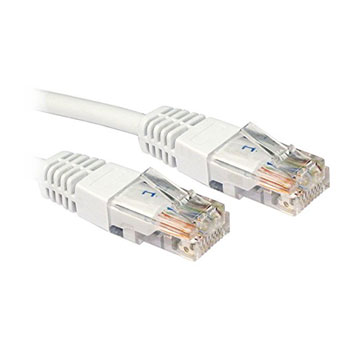 Xclio CAT6 0.5M Snagless Moulded Gigabit Ethernet Cable RJ45 White : image 1