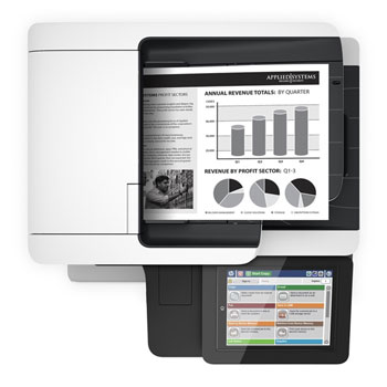 HP Laserjet M527f Enterprise A4 Mono Multifunction Laser Printer/Scanner/Copier/Fax : image 3