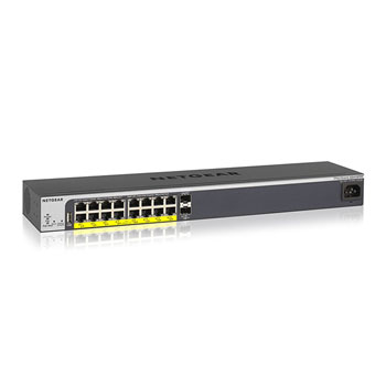 NETGEAR ProSAFE Easy-Mount 16-Port PoE + Gigabit Ethernet Smart Managed Switch : image 1