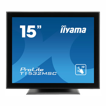 iiyama T1532MSC-B5X 15" 10pt MultiTouch Touchscreen Monitor : image 2