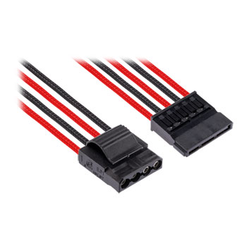 Corsair Type 4 Gen 4 PSU Red/Black Sleeved Cable Pro Kit : image 4