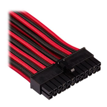 Corsair Type 4 Gen 4 PSU Red/Black Sleeved 24pin ATX Power Cable