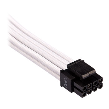 Corsair Type 4 Gen 4 PSU White Sleeved 12v EPS/ATX Power Cables : image 1