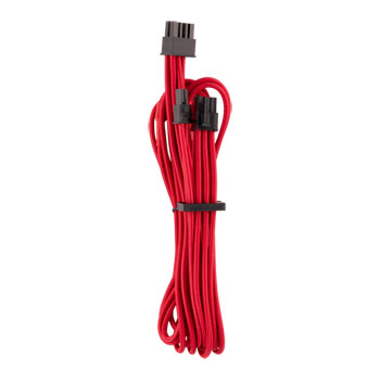 Corsair Type 4 Gen 4 PSU Red Sleeved 8pin PCIe Power Cables : image 2