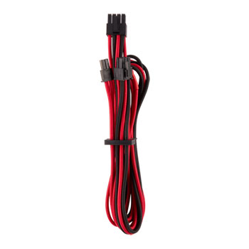 Corsair Type 4 Gen 4 PSU Red/Black Sleeved 8pin PCIe Power Cables : image 2