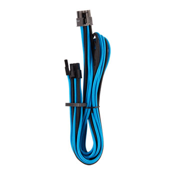 Corsair Type 4 Gen 4 PSU Blue/Black Sleeved 8pin PCIe Power Cables : image 2