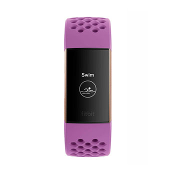 fitbit charge 3 rose gold berry