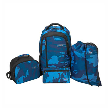 Targus Laptop Backpack Set 4 in 1 Bundle Blue Camoflage - Back To School : image 4