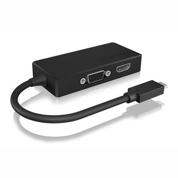 ICY BOX IB-DK2103-C USB Type-C™ 2-in-1 Video Adapter : image 1