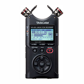 Tascam DR-40X Portable 4-Track Audio Recorder