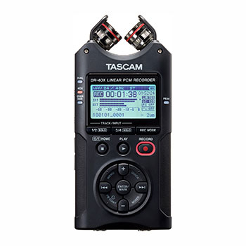 Tascam DR-40X Portable 4-Track Audio Recorder : image 2